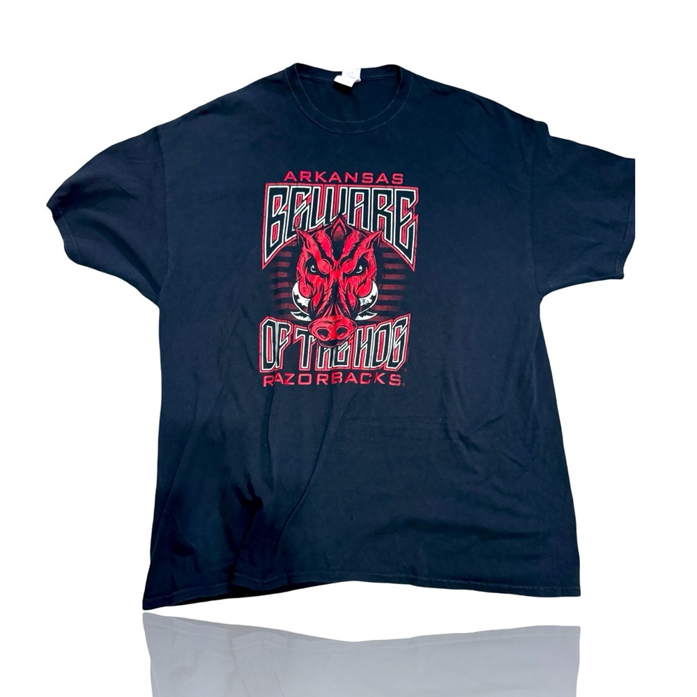 University of Arkansas VINTAGE Razorbacks T-Shirt: SEC Footballl: Pig Sooey: 2XL